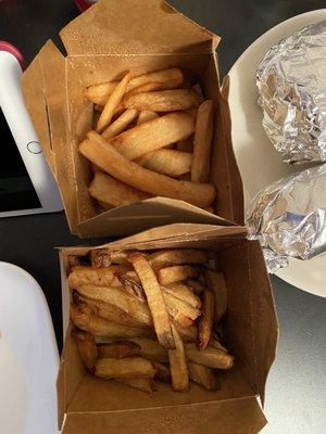 Steak fries and House fries