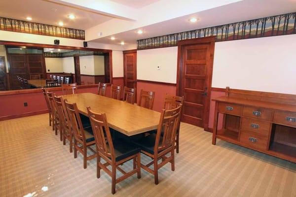 Craftsman Focus Group room located on the main floor of the 100-year old Historic Sarah White House building