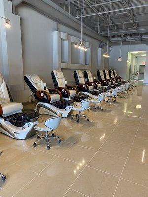 Pedicure area