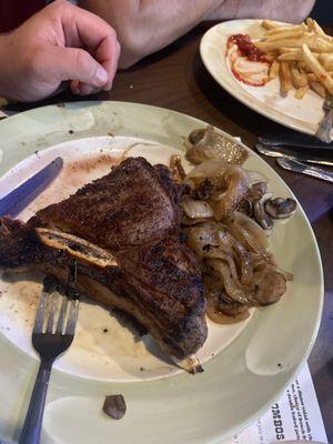 Dawn dish soap soaked steak