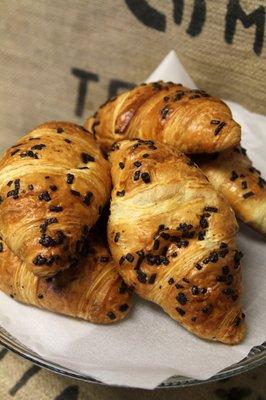 Chocolate Hazelnut Filled Croissants