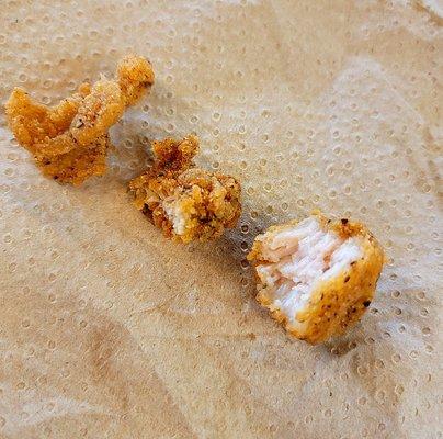 Popcorn chicken (inside)