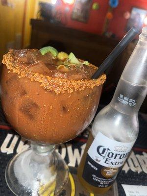 Had to stop by for a cold Michelada