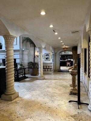 Hallway of Trump National golf club