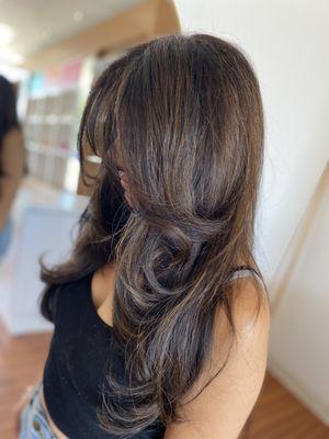 Chocolate balayage