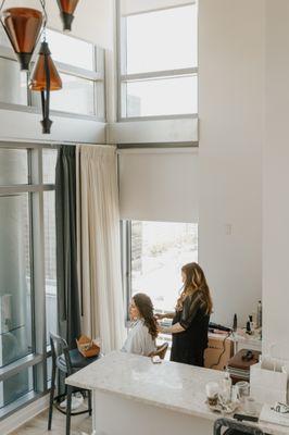 Wedding hair and makeup