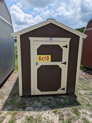 6x10 Utility shed for your small areas.