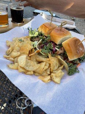 BBQ pulled pork sliders