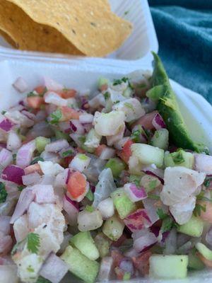 Fish ceviche. Beautiful. I usually do not like most ceviches, this one is one to come back for. Which is rare at mariscos places. 10/10