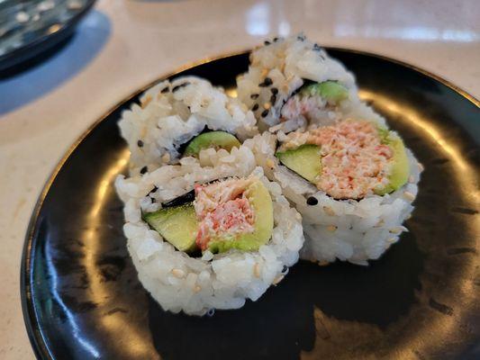 Snow crab California roll