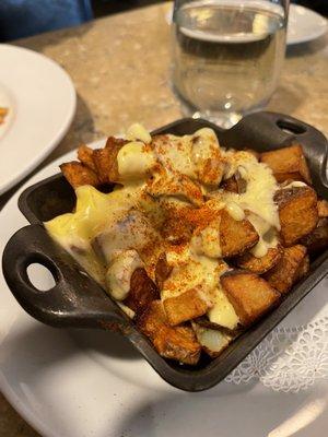 Queso home fries!!!!