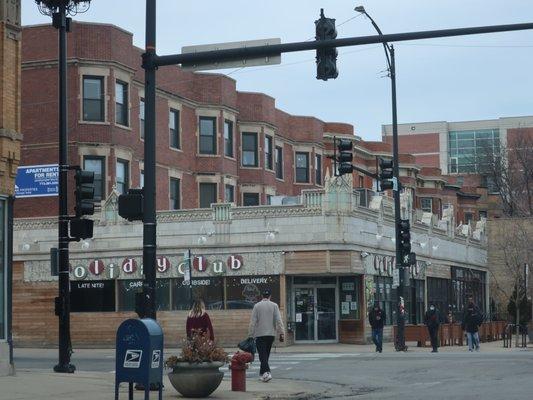 Corner storefront