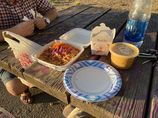 Pad Thai and Red Curry