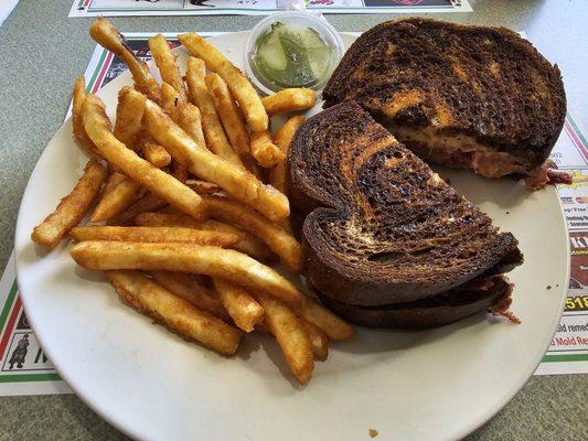 Reuben with fries