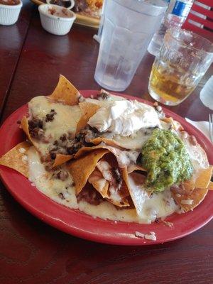 Nachos con carne