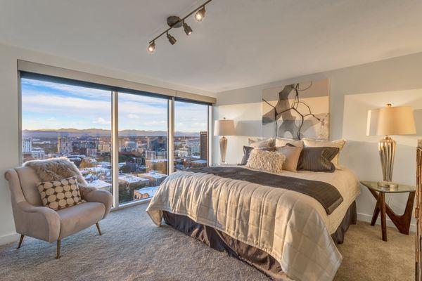 Penthouse bedroom