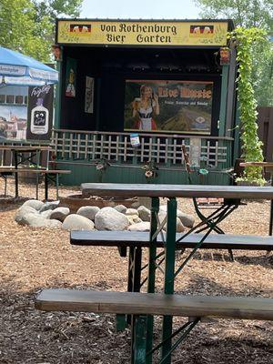 The live music band shell