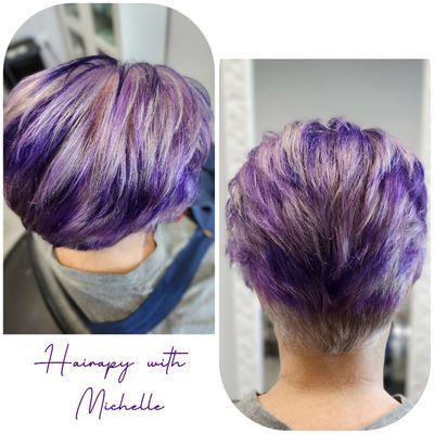 #vividhair #fashioncolor #vivids #purple #colorspecialist #vividspecialist #dfwhair #hurst #fortworth #midcities #hairdresser #hairstylist