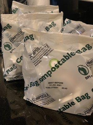 Shipped in Compostable bags