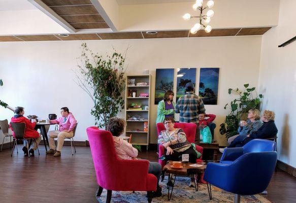 Seating Area at Keweenaw Coffee Works