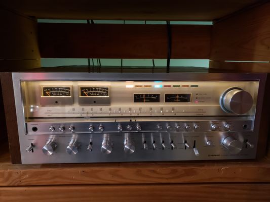 My Pioneer SX-1980 brought back to life by Just Audio. $4,000 and worth every penny!