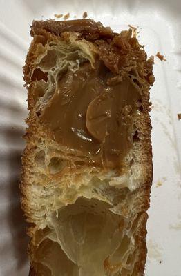 NY style dulce de leche - inside