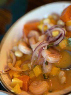 Mango & Shrimp Ceviche