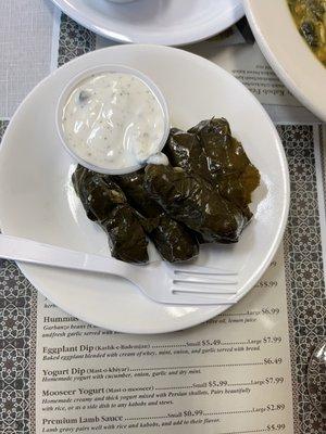 Grape leaves