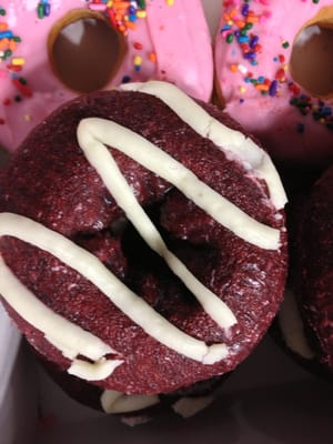 Red velvet donut