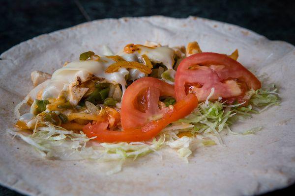 Grilled Chicken Fajita Wrap from the Healthy Choices menu