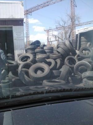 Tires galore.