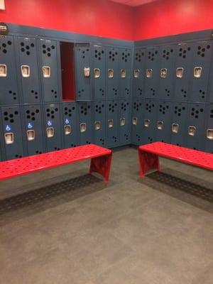 Girls locker room