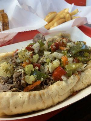 Taste of the Windy City's Italian Beef Meal