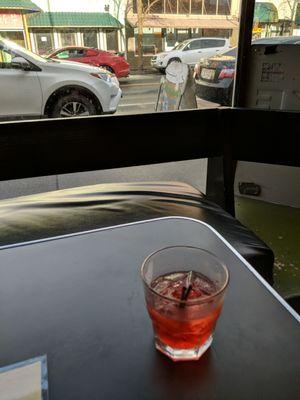 Great cocktail and view