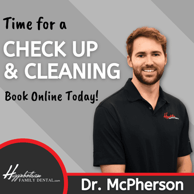 Time for a check up and cleaning with Dr. McPherson