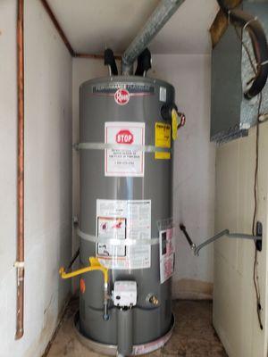 New water heater. Upland,California.