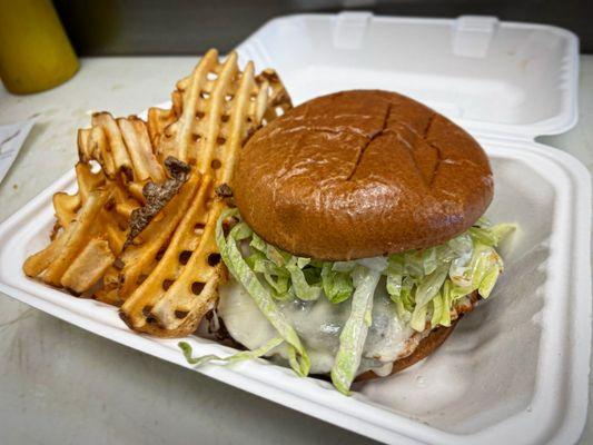 Burger small fry combo