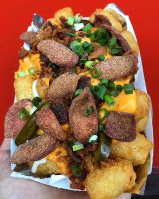 Loaded Tater Tots ($6)