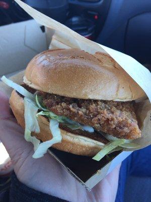 Buttermilk fried Chicken sandwich