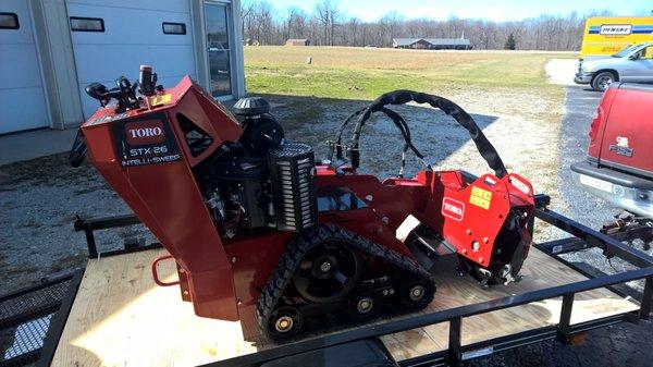 New Stump Grinder for Rent