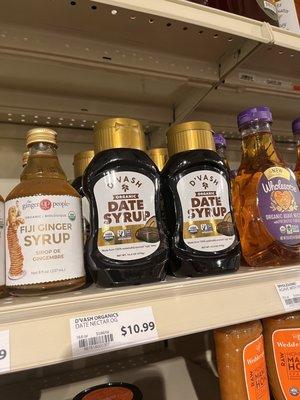 Alkaline Vegan options (date syrup)