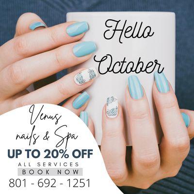 RELAX AND ENJOY YOUR WEEKEND WITH VENUS NAiLS & SPA.