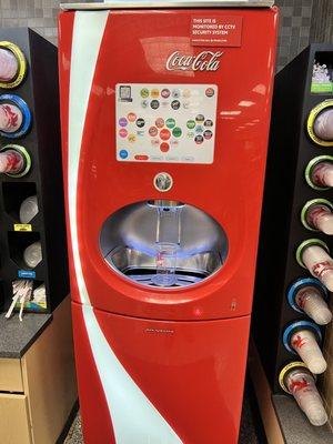 Coca-Cola Freestyle machine (It's always pleasing to see a Pininfarina design)