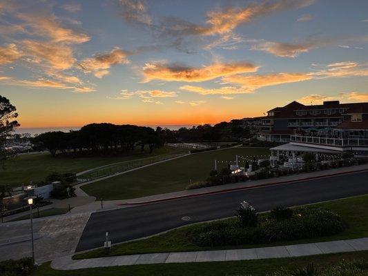 View from our balcony