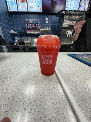 Cherry slushy