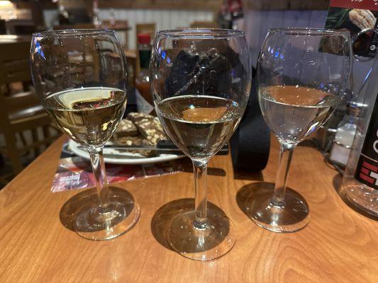 Wine flight only $9.00 :)