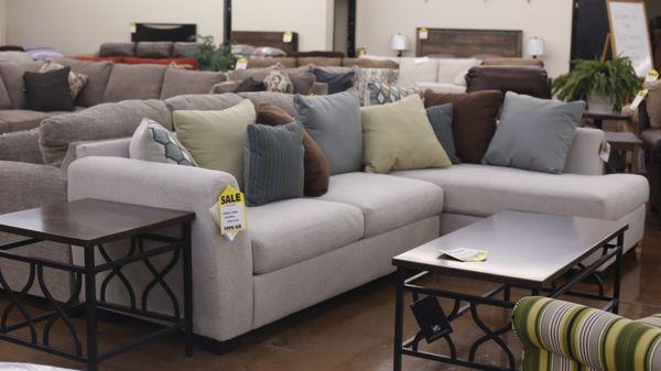 We carry furniture from Signature by Ashley and Benchcraft