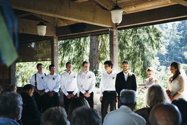 Amanda officiating at the Bremerton Yacht Club.