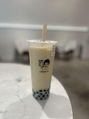 Osmanthus Jasmine Milk Tea with brown sugar pearls