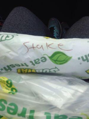 Yup... $6.00 stake footlong sub